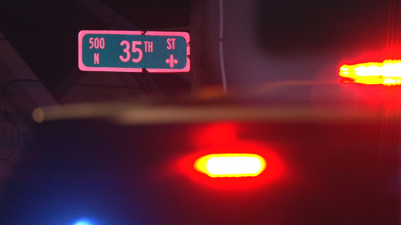 35th and Bank stolen vehicle crash - 1.10.24